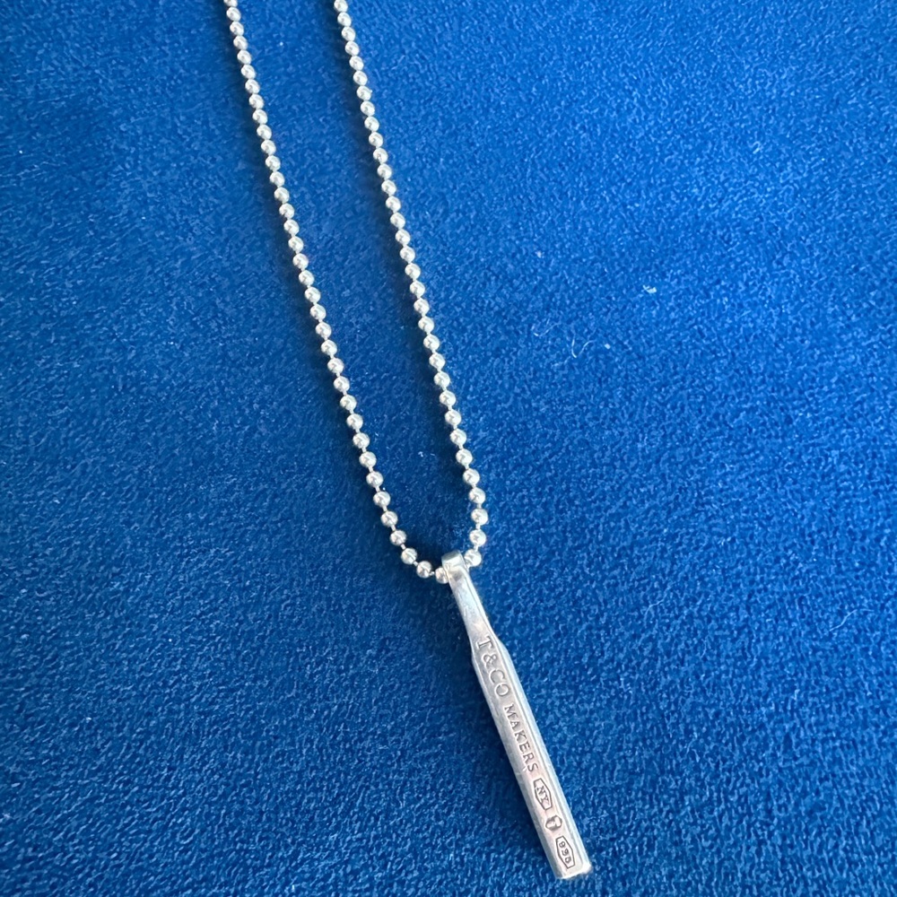 Tiffany & Co. Silver Bar Necklace